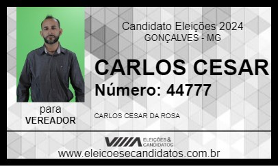 Candidato CARLOS CESAR 2024 - GONÇALVES - Eleições