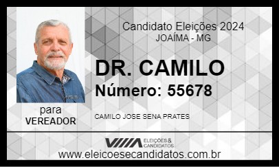 Candidato DR. CAMILO 2024 - JOAÍMA - Eleições