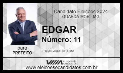 Candidato EDGAR 2024 - GUARDA-MOR - Eleições