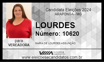 Candidato LOURDES 2024 - ARAPONGA - Eleições