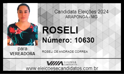 Candidato ROSELI 2024 - ARAPONGA - Eleições