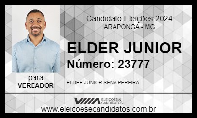 Candidato ELDER JUNIOR 2024 - ARAPONGA - Eleições