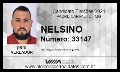 Candidato NELSINO 2024 - PADRE CARVALHO - Eleições