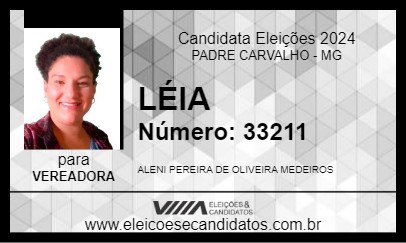 Candidato LÉIA 2024 - PADRE CARVALHO - Eleições