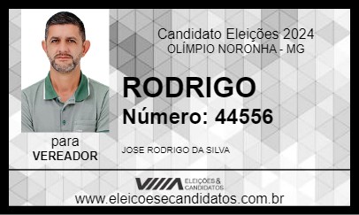 Candidato RODRIGO 2024 - OLÍMPIO NORONHA - Eleições