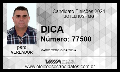 Candidato DICA 2024 - BOTELHOS - Eleições