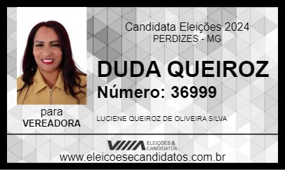 Candidato DUDA QUEIROZ 2024 - PERDIZES - Eleições