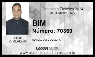 Candidato BIM 2024 - BOTUMIRIM - Eleições