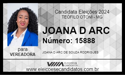 Candidato JOANA D ARC 2024 - TEÓFILO OTONI - Eleições