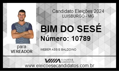 Candidato BIM DO SESÉ 2024 - LUISBURGO - Eleições