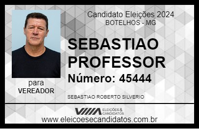 Candidato SEBASTIAO PROFESSOR 2024 - BOTELHOS - Eleições