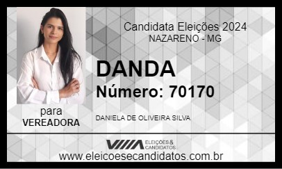 Candidato DANDA 2024 - NAZARENO - Eleições