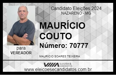 Candidato MAURÍCIO COUTO 2024 - NAZARENO - Eleições