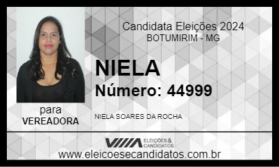 Candidato NIELA 2024 - BOTUMIRIM - Eleições