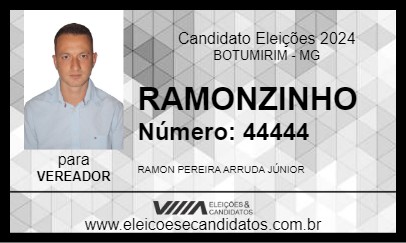 Candidato RAMONZINHO 2024 - BOTUMIRIM - Eleições