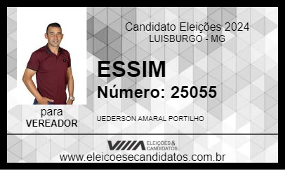 Candidato ESSIM 2024 - LUISBURGO - Eleições