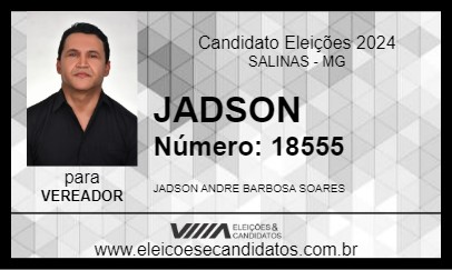 Candidato JADSON 2024 - SALINAS - Eleições