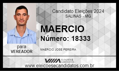 Candidato MAERCIO 2024 - SALINAS - Eleições