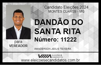 Candidato DANDÃO DO SANTA RITA 2024 - MONTES CLAROS - Eleições