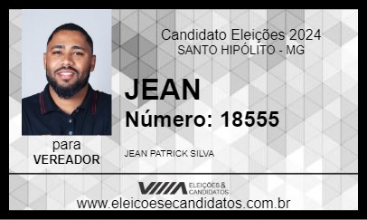 Candidato JEAN 2024 - SANTO HIPÓLITO - Eleições