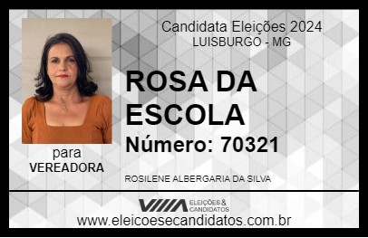 Candidato ROSA DA ESCOLA 2024 - LUISBURGO - Eleições