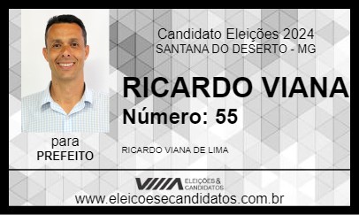 Candidato RICARDO VIANA 2024 - SANTANA DO DESERTO - Eleições