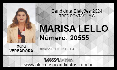 Candidato MARISA LELLO 2024 - TRÊS PONTAS - Eleições