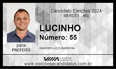 Candidato LUCINHO 2024 - MERCÊS - Eleições