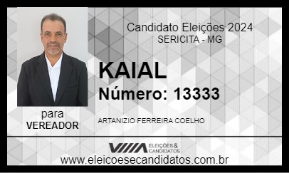 Candidato KAIAL 2024 - SERICITA - Eleições