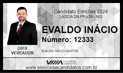 Candidato EVALDO INÁCIO 2024 - LAGOA DA PRATA - Eleições