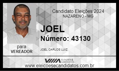 Candidato JOEL 2024 - NAZARENO - Eleições