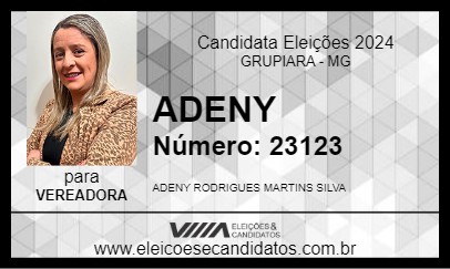 Candidato ADENY 2024 - GRUPIARA - Eleições