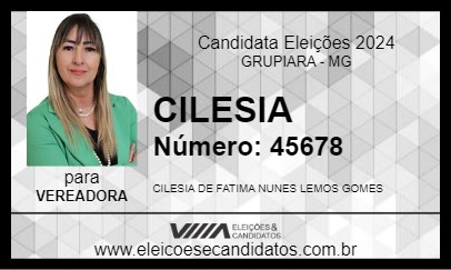 Candidato CILESIA 2024 - GRUPIARA - Eleições