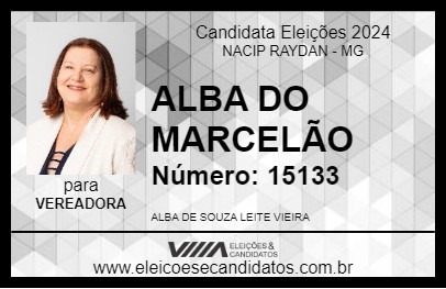 Candidato ALBA DO MARCELÃO 2024 - NACIP RAYDAN - Eleições