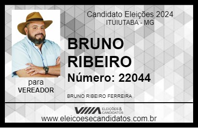 Candidato BRUNO RIBEIRO 2024 - ITUIUTABA - Eleições