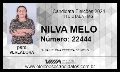 Candidato NILVA MELO 2024 - ITUIUTABA - Eleições