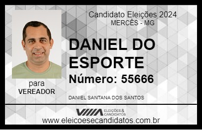 Candidato DANIEL DO ESPORTE 2024 - MERCÊS - Eleições