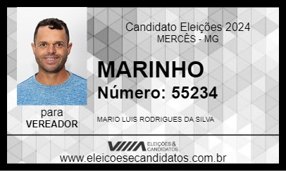 Candidato MARINHO 2024 - MERCÊS - Eleições