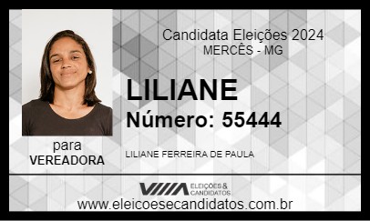 Candidato LILIANE 2024 - MERCÊS - Eleições