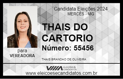 Candidato THAIS BRANDÃO 2024 - MERCÊS - Eleições