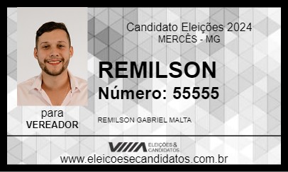 Candidato REMILSON DO DARCY 2024 - MERCÊS - Eleições