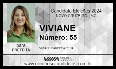 Candidato VIVIANE 2024 - NOVO CRUZEIRO - Eleições