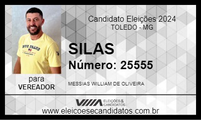 Candidato SILAS 2024 - TOLEDO - Eleições