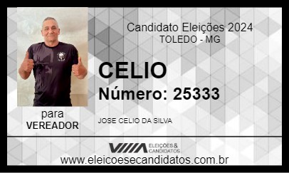 Candidato CELIO 2024 - TOLEDO - Eleições