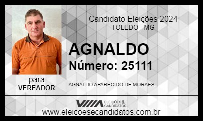 Candidato AGNALDO 2024 - TOLEDO - Eleições