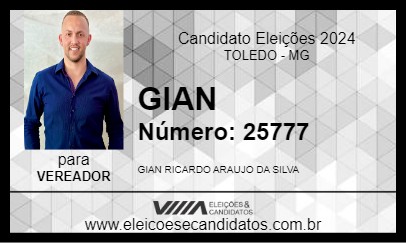 Candidato GIAN 2024 - TOLEDO - Eleições