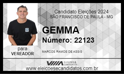 Candidato GEMMA 2024 - SÃO FRANCISCO DE PAULA - Eleições