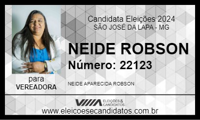 Candidato NEIDE ROBSON 2024 - SÃO JOSÉ DA LAPA - Eleições