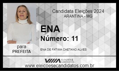 Candidato ENA 2024 - ARANTINA - Eleições