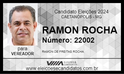 Candidato RAMON ROCHA 2024 - CAETANÓPOLIS - Eleições